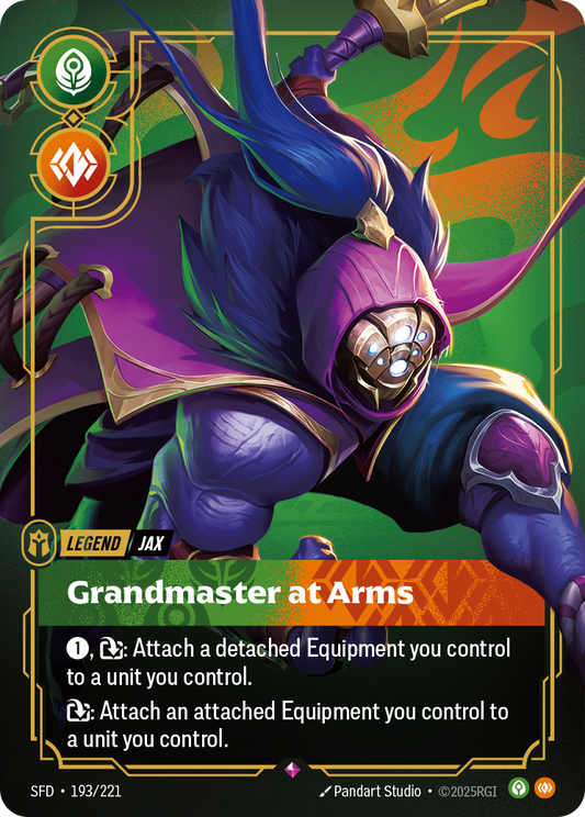 Grandmaster at Arms * Rare * SFD-193