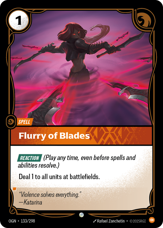 Flurry of Blades * Common * OGN-133