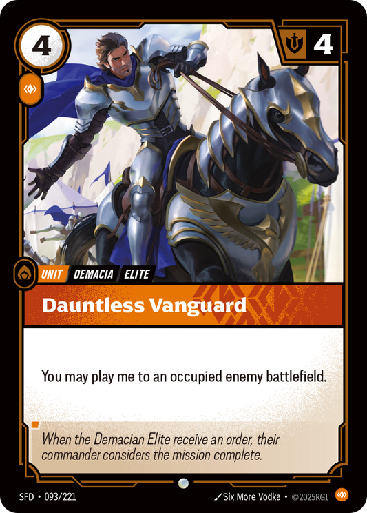 Dauntless Vanguard (Foil) * Common * SFD-093