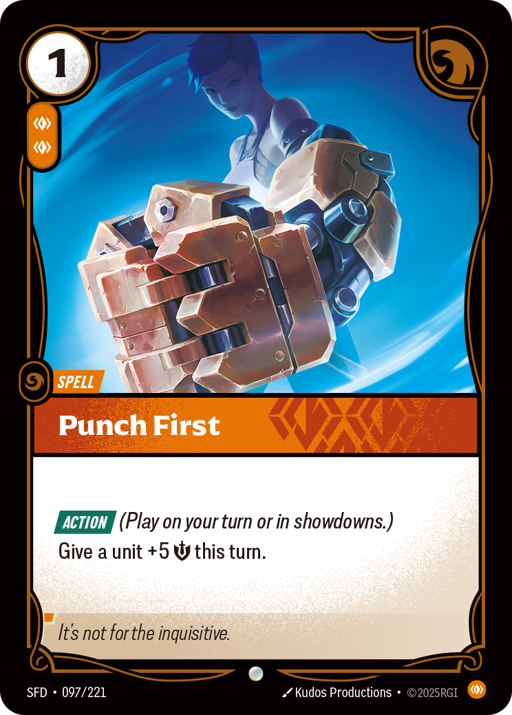 SFD-097 * Punch First * Common * Spiritforged