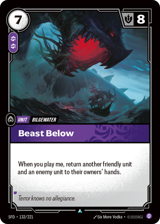 Beast Below * Uncommon * SFD-132