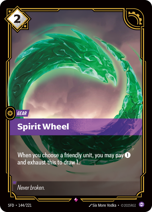 Spirit Wheel * Rare * SFD-144