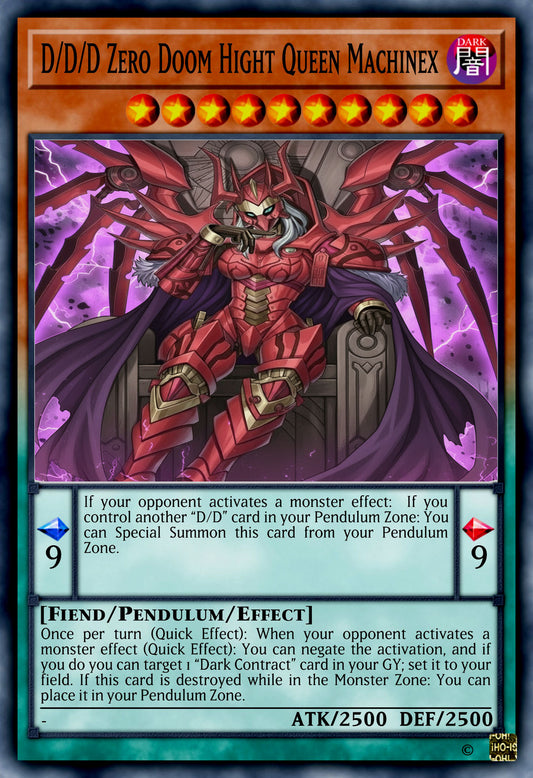 D/D/D Zero Doom Queen Machinex * Ultra Rare * DOOD-EN003