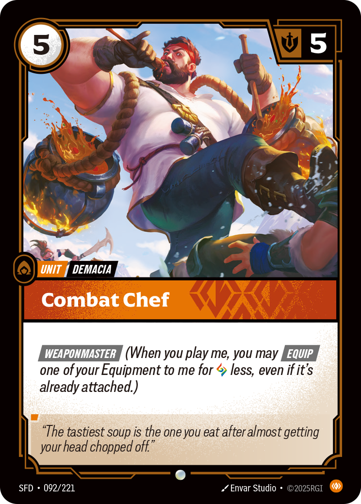 SFD-092 * Combat Chef * Common * Spiritforged