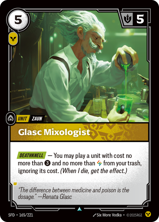 Glasc Mixologist (Foil) * Uncommon * SFD-165