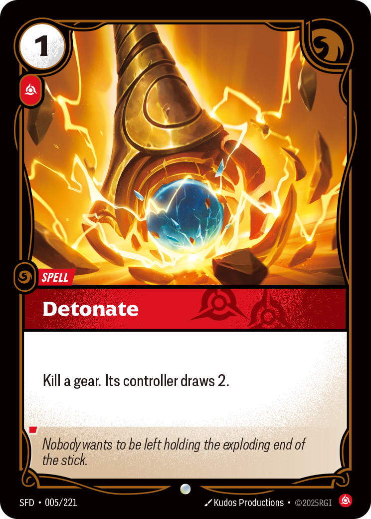 SFD-005 * Detonate * Common * Spiritforged