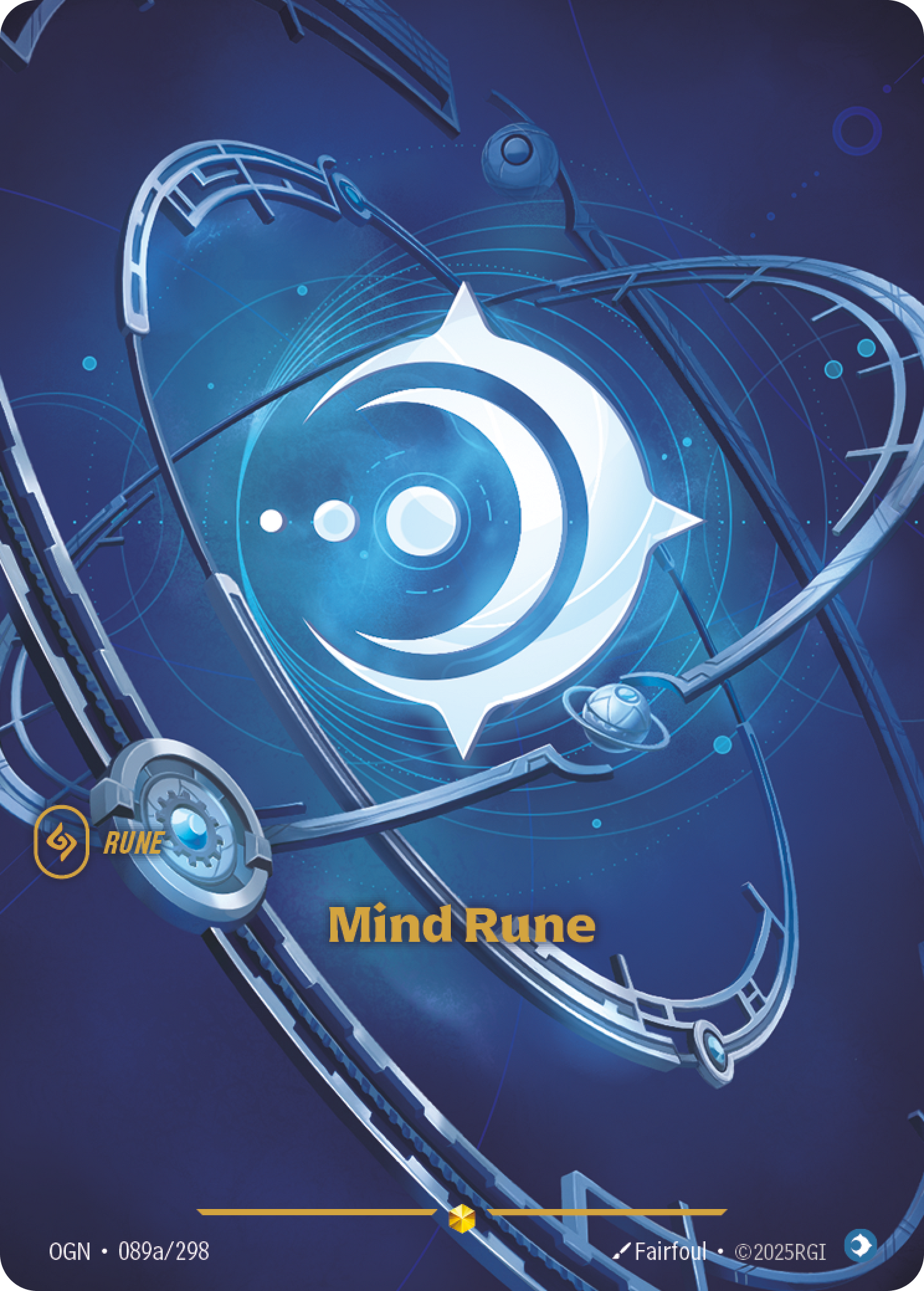 SFD-R03a * Mind Rune (Alternate Art) (Foil) * Showcase * Spiritforged