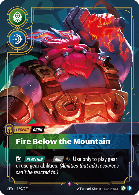 Fire Below the Mountain * Rare * SFD-189