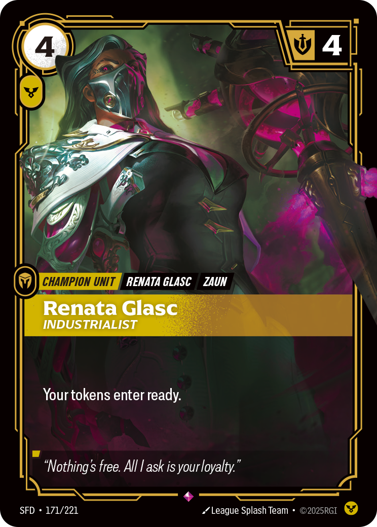 SFD-171 * Renata Glasc, Industrialist * Rare * Spiritforged