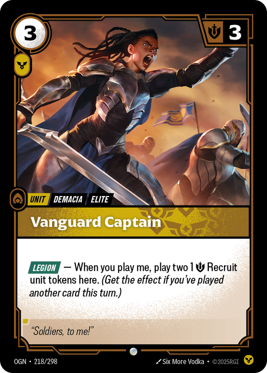 Vanguard Captain * Common * OGN-218