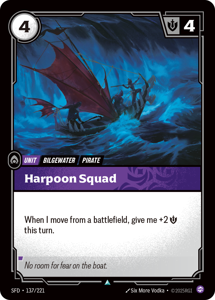 SFD-137 * Harpoon Squad (Foil) * Uncommon * Spiritforged