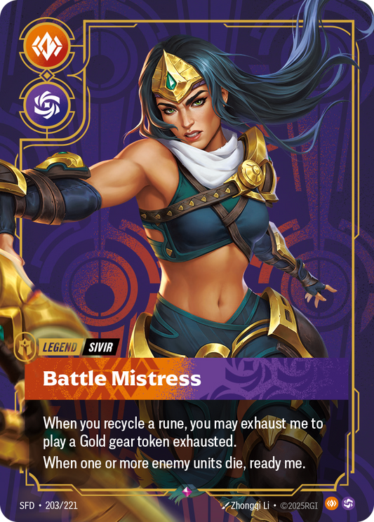 Battle Mistress * Rare * SFD-203
