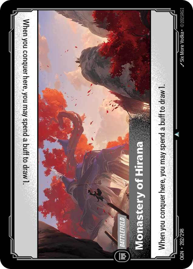 OGN-282 * Monastery of Hirana (Foil) * Uncommon * Origins