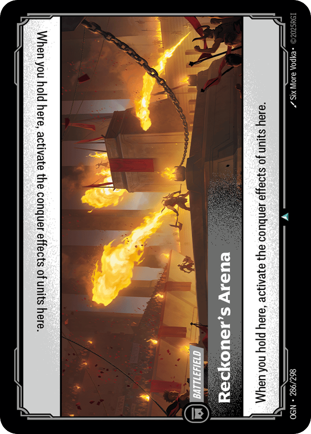 OGN-286 * Reckoner's Arena (Foil) * Uncommon * Origins