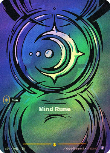 R03A * Mind Rune (R03a) (Foil) * Showcase * Vendetta