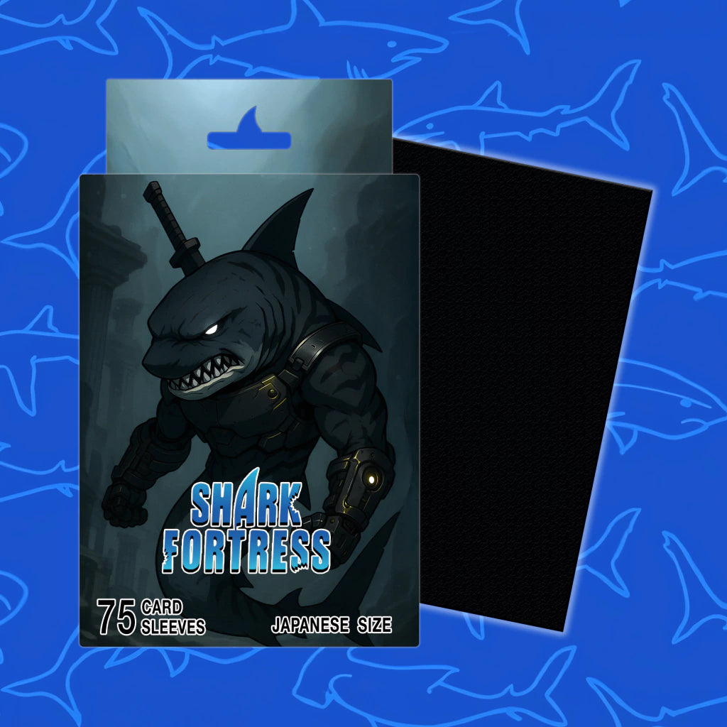 Sleeves Shark Fortress Japanese size Black *75 Unidades*