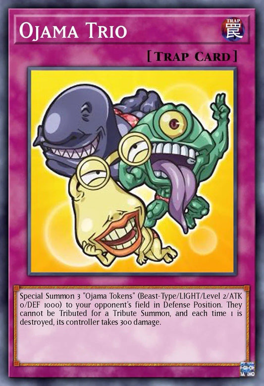Ojama Trio * Secret Rare * BLMM-EN010